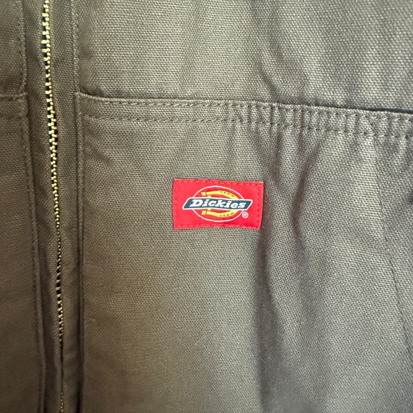 Dickies Sherpa Jacket with Hood in Slate 2XL - Picture 2 of 7